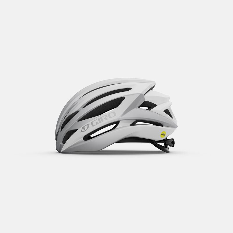 GIRO SYNTAX MIPS HELMET - WHITE/SILVER – The Cyclist